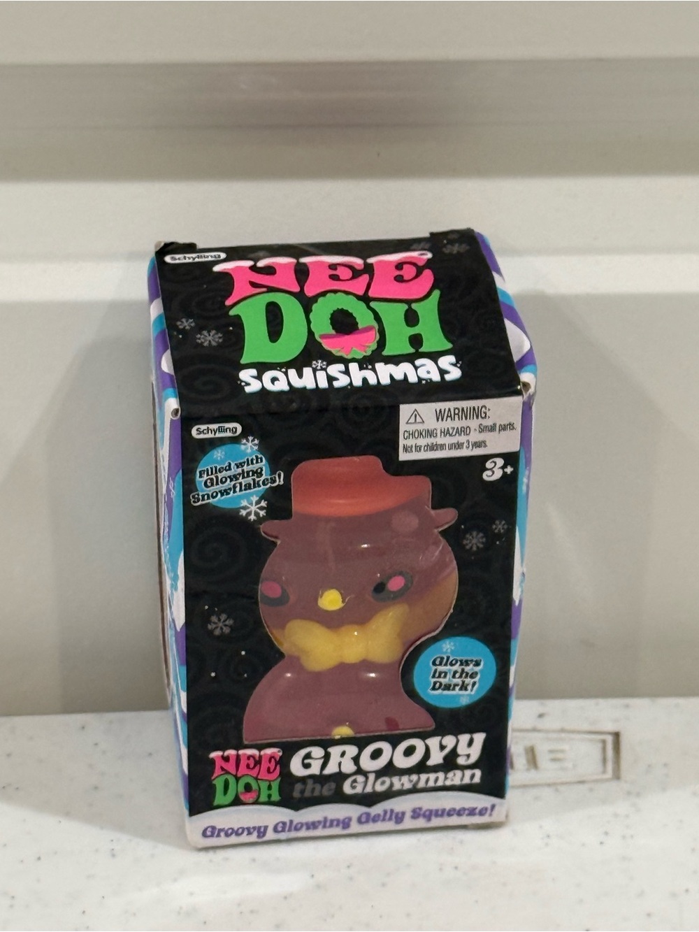 NEW Nee Doh ~ The Groovy Glowman Gelly Squeeze ~ Glows in the Dark - Picture 2 of 11